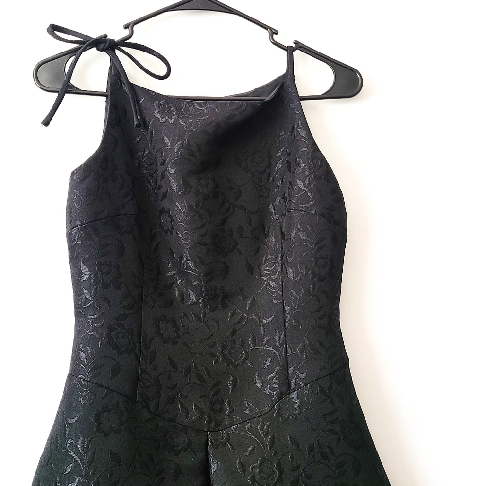 David Meister black Sleeveless dress Y2K Whimsigoth - Picture 4 of 11